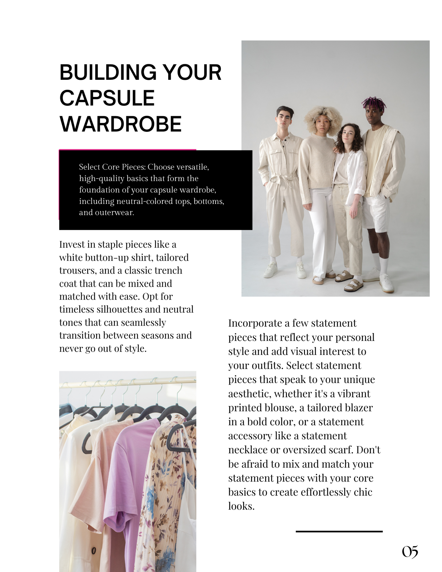 Digital Capsule Wardrobe Guide Free Download